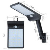 Outdoor QLTEG 48 led Solar Light 450LM PIR Motion Sensor Waterproof w-remote control