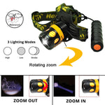 Yellow Hornet Rechargeable LED Headlamp